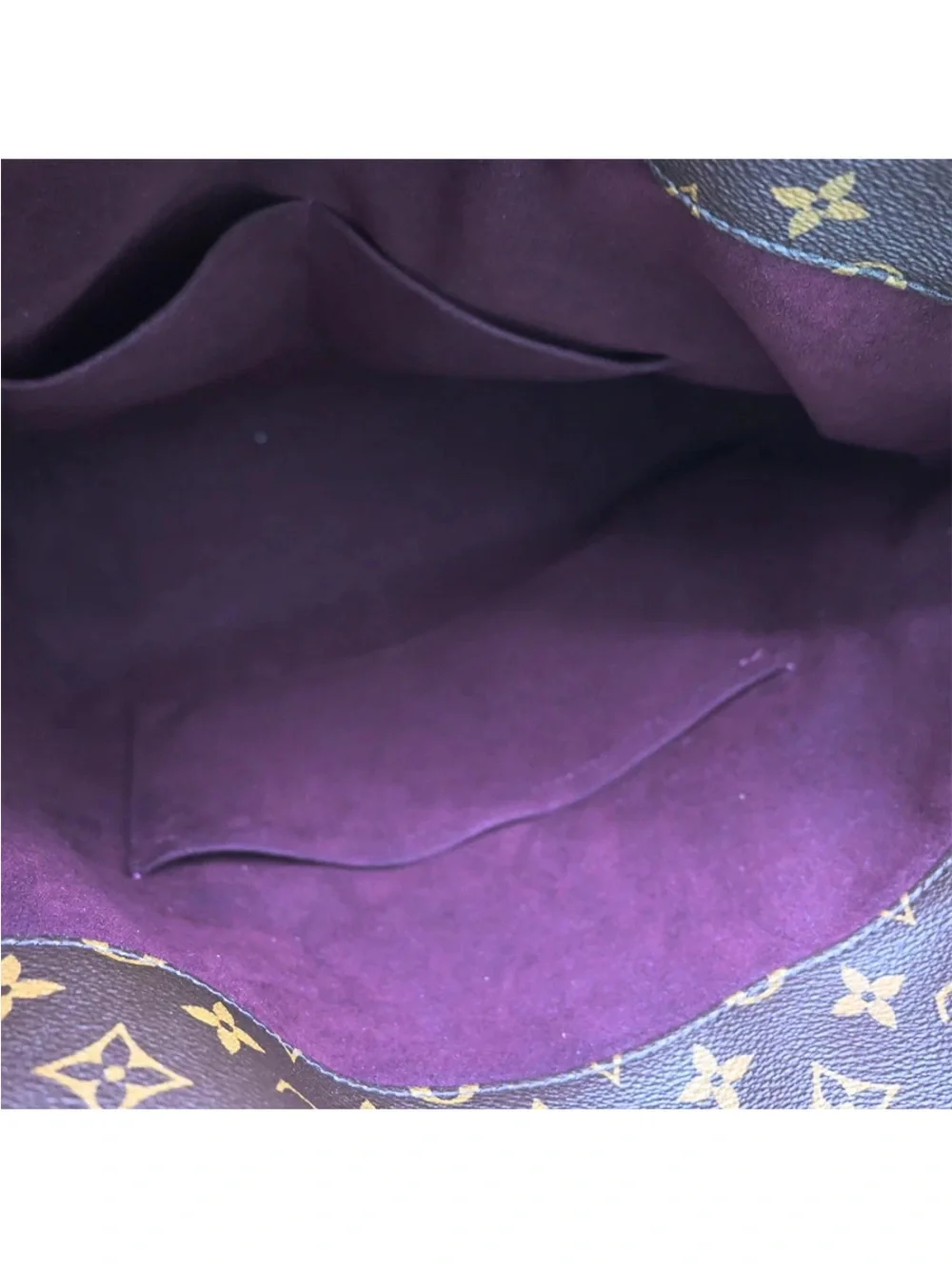 Louis Vuitton Monogram Melie Hobo Bucket Shoulder Bag with Natural Vachetta Trim